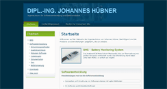 Desktop Screenshot of johanneshuebner.com