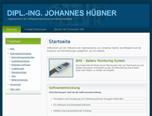 Tablet Screenshot of johanneshuebner.com